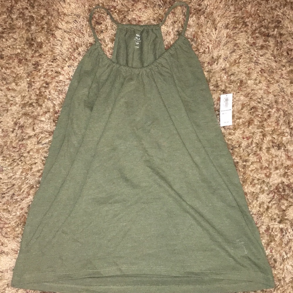 Old Navy green tank top